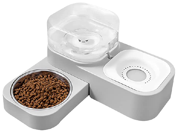 Large Capacity Transparent Pet Feeder/water Fountain, Water/food